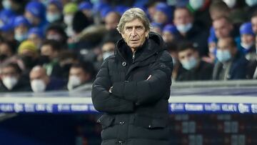 Pellegrini, ante el Espanyol.