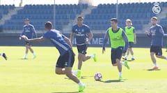 Cristiano ya se entrena con el grupo de cara al Athletic