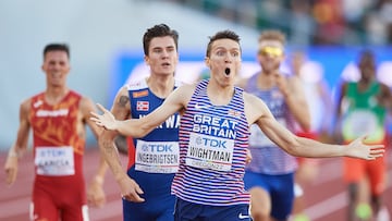 Jake Wightman ganando en Oregón.