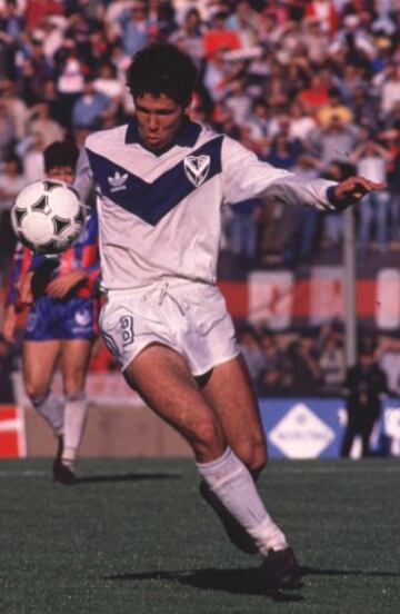 Simeone se hizo un nombre en las filas del V¨¦lez Sarsfield argentino.
