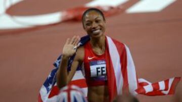 La seda de Allyson Felix impone su estilo en la final de los 200