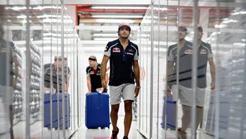 Carlos Sainz en Singapur.