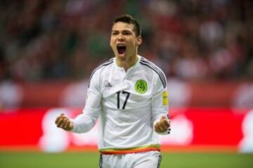 Hirving Lozano se estrena con la Selección Mexicana