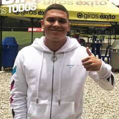 Juan Fernando Quintero visita al Independiente Medellín