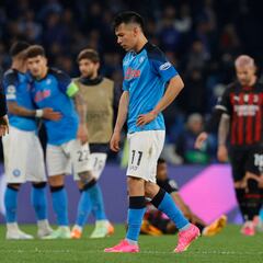 Napoli vs Milan: la Champions se queda sin mexicanos