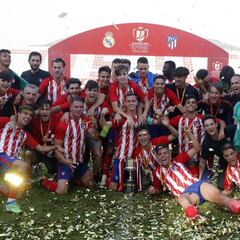 Simeone premia al Juvenil y llama a siete campeones