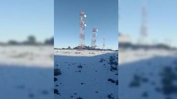 ¡No es Canadá! Nieva en Galeana, Nuevo León