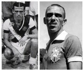 6. Jair - Brasil. Ganó el torneo de 1949 junto al Scratch y en total convirtió 13 veces.