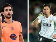 Ferrán Torres y Hugo Duro.