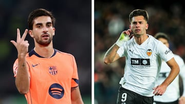 Ferrán Torres y Hugo Duro.