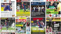 Las portadas elogian a Lamine