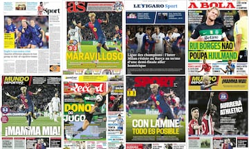 Las portadas elogian a Lamine