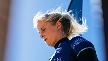 MARGARET RIVER, WESTERN AUSTRALIA, AUSTRALIA - APRIL 18: Sophie McCulloch of Australia prior to surfing in Heat 5 of the Round of 16 at the Western Australia Margaret River Pro on April 18, 2024 at Margaret River, Western Australia, Australia. (Photo by Beatriz Ryder/World Surf League)