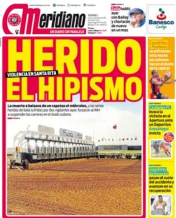 Portadas de la prensa mundial