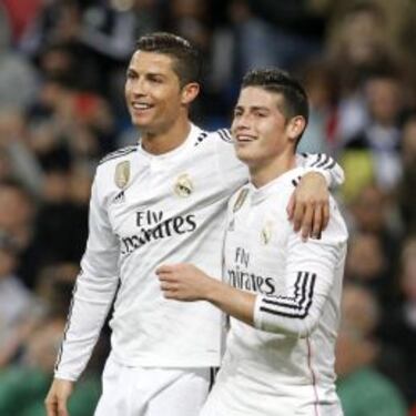Doble terapia frente al Betis: James y Cristiano de nueve