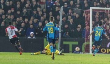 Jean-Paul Boetius tiró al palo.