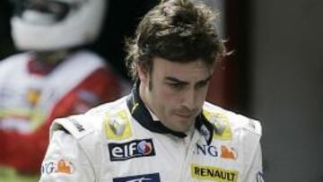 <b>DECEPCIONADO.</b> El piloto español Fernando Alonso se mostró decepcionado con lo sucedido en el GP de Alemania y espera levantar el vuelo en Hungría.