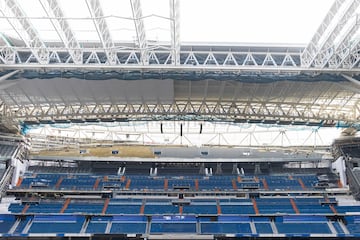 Las obras de remodelación del estadio del club madrileño siguen avanzando sin pausa. Esta vez el club nos ha querido enseñar en que situación se encuentra la cubierta del estadio.