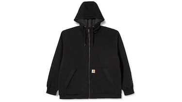 Esta sudadera Carhartt con capucha es impermeable y está disponible en dos colores