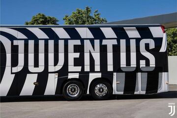 Nuevo autobús de la Juventus para la temporada 2018-2019.