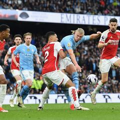 Gabriel y Saliba, el muro del Arsenal en la Premier