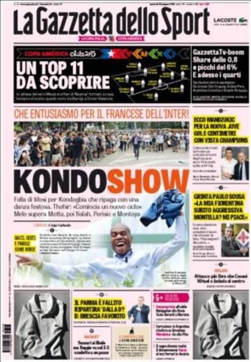 Portadas de la prensa deportiva