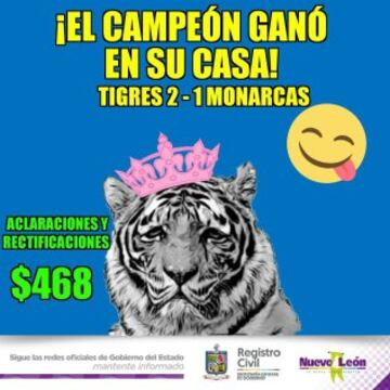 Los mejores trolleos del Registro Civil de Nuevo Léon a Rayados y Tigres