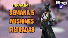 Fortnite Capítulo 3 Temporada 1: desafíos y misiones filtradas Semana 5