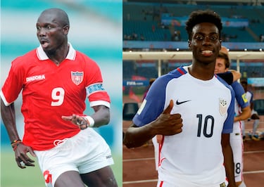 George Weah, leyenda africana y Balón de Oro en 1995, nunca pudo disputar un Mundial con Liberia. Su hijo, Timothy Weah, nacido en EE. UU., logró marcar en el Mundial de Qatar 2022 con la selección estadounidense, cumpliendo el sueño que su padre no pudo alcanzar.