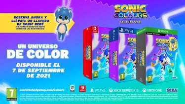 SEGA anuncia Sonic Colors Ultimate; fecha, ediciones, resolución 4K y más