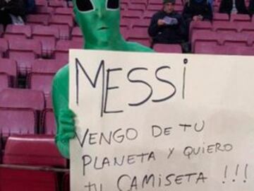 Cuando los extraterrestres vienen a verte desde su planeta, seguramente eres un crack. 