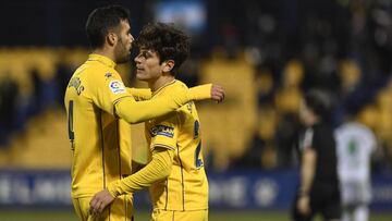 Sangalli y Burgos, jugadores del Alcorc&oacute;n