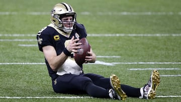 Drew Brees lanz&oacute; tres intercepciones en el que posiblemente haya sido el &uacute;ltimo juego de su carrera.