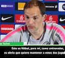 Tuchel, poco contundente cuando le preguntan por Neymar y Mbappé