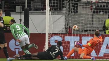Eintracht 1 - 1 Betis: resumen, goles y resultado