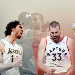 Los Gasol, primeros hermanos campeones de la historia en NBA
