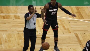 Miami Heat lost star forward Jimmy Butler in the second half of Game 3 of the Eastern Conference Finals against the Boston Celtics due to knee inflammation.