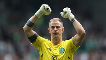 Soccer Football - Scottish Premiership - Celtic v Rangers - Celtic Park, Glasgow, Scotland, Britain - September 3, 2022 Celtic's Joe Hart celebrates after the match Action Images via Reuters/Carl Recine