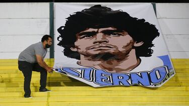 La bienvenida al Diego en el cielo