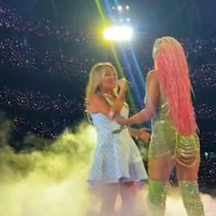 Amaia Montero reaparece en el Bernabéu con Karol G: “Pensé que jamás volvería a pisar un escenario”