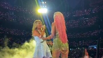 Amaia Montero reaparece en el Bernabéu con Karol G: “Pensé que jamás volvería a pisar un escenario”