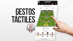 Gestos táctiles en Biwenger