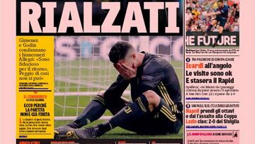 Portada de la Gazzetta.