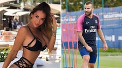 Im&aacute;genes de Aurah Ruiz posando en bikini y de Jes&eacute; Rodr&iacute;guez durante un entrenamiento con el PSG.