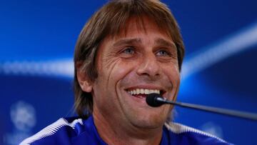 Soccer Football - Chelsea Press Conference - Wanda Metropolitano, Madrid, Spain - September 26, 2017   Chelsea manager Antonio Conte during the press conference   Action Images via Reuters/Jason Cairnduff