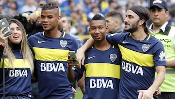 Sebasti&aacute;n P&eacute;rez, jugador de Boca Juniors