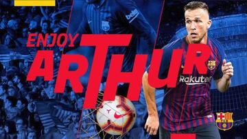 Oficial: Arthur ya es jugador del Barça hasta junio de 2024