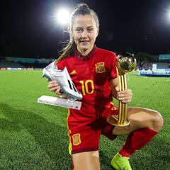 Claudia Pina, Balón de Oro y Bota de Plata en el Mundial Sub-17