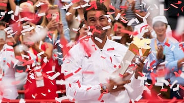 Nadal, pentacampeón en Canadá con el número dos atado