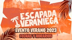 ¿Cuándo es el evento de verano 2023 de Fortnite? Fechas y horarios de Escapada Veraniega